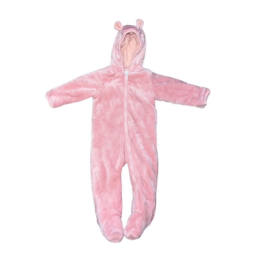 The Childrens Place Fleece Coverall Snowsuit size 12-18M